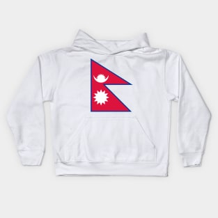 Flag of Nepal Kids Hoodie